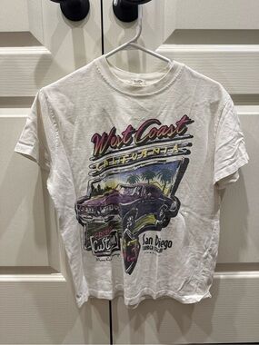 Brandy Melville (John Galt) White Graphic Tee